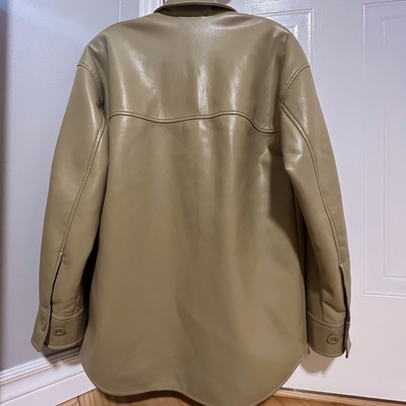 Aritzia Babaton Faux Leather Shacket - Picture 2 of 4